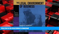 READ THE NEW BOOK The Legal Environment of Business: A Critical Thinking Approach READ NOW PDF