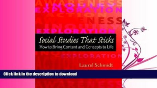 READ  Social Studies That Sticks: How to Bring Content and Concepts to Life FULL ONLINE