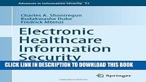 Collection Book Electronic Healthcare Information Security (Advances in Information Security)