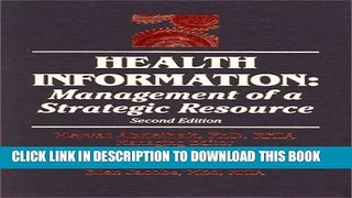 New Book Health Information: Management of a Strategic Resource