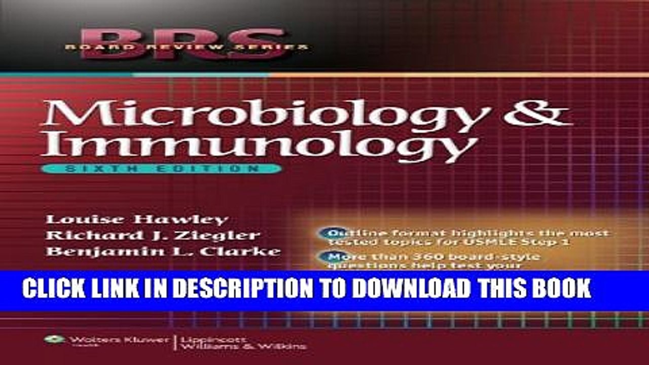 [PDF] Microbiology and Immunology (Board Review Series) [Full Ebook]
