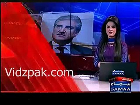 Shah Mehmood Qureshi gives befitting reply to India at Wagah border