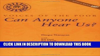 [PDF] Voices of the Poor: Volume 1: Can Anyone Hear Us? Full Collection