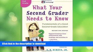 READ BOOK  What Your Second Grader Needs to Know (Revised and Updated): Fundamentals of a Good