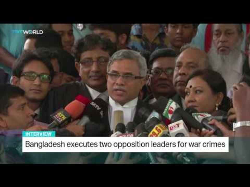 TRT World - Interview with Toby Cadman about execution of 2 opposition leaders accused of war crimes