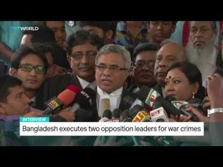 TRT World - Interview with Toby Cadman about execution of 2 opposition leaders accused of war crimes