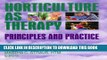 New Book Horticulture as Therapy: Principles and Practice