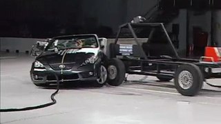 2007 Toyota Camry Solara side IIHS crash test