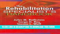 Collection Book The Rehabilitation Specialist s Handbook (Rehabilitation Specialist s Handbook