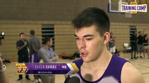 Ivica Zubac Interview - Day 2 Training Camp | LA Lakers | Sep 28, 2016 | 2016-17 NBA Season
