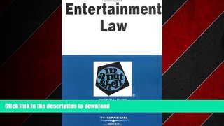 FAVORIT BOOK Entertainment Law in a Nutshell (Nutshell Series) (In a Nutshell (West Publishing))