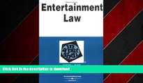 FAVORIT BOOK Entertainment Law in a Nutshell (Nutshell Series) (In a Nutshell (West Publishing))