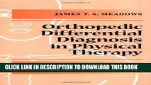 Collection Book Orthopedic Differential Diagnosis in Physical Therapy: A Case Study Approach