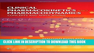 New Book Clinical Pharmacokinetics and Pharmacodynamics: Concepts and Applications
