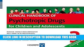 Collection Book Clinical Handbook of Psychotropic Drugs for Children and Adolescents