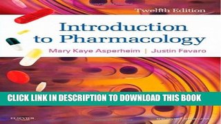 New Book Introduction to Pharmacology, 12th Edition