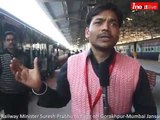 Railway minister Suresh Prabhu flags off Gorakhpur-Mumbai Jansadharan Express