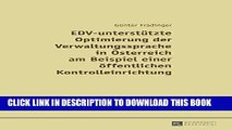 [PDF] EDV-unterstÃ¼tzte Optimierung der Verwaltungssprache in Ã–sterreich am Beispiel einer einer