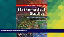 Big Deals  Mathematical Studies for the IB Diploma: Study Guide (International Baccalaureate)