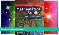 Big Deals  Mathematical Studies for the IB Diploma: Study Guide (International Baccalaureate)