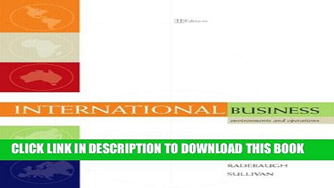 [PDF] International Business: Environments and Operations (11th Edition) Full Online