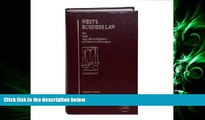 FAVORITE BOOK  West s Business Law: Text, Cases, Legal and Regulatory Environment