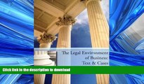 FAVORIT BOOK The Legal Environment of Business: Text   Cases READ EBOOK