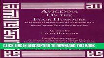 New Book Avicenna On the Four Humours from the Canon of Medicine Volume 1