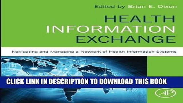 Collection Book Health Information Exchange: Navigating and Managing a Network of Health