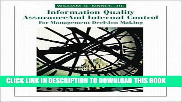 [PDF] Information Quality Assurance and Internal Control for Management Decision Making Full