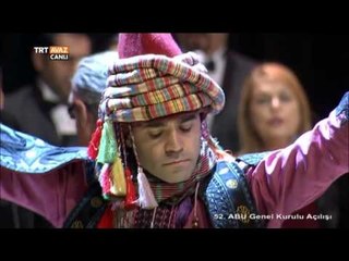 Halk Oyunları - Kerimoğlu - 52. ABU Genel Kurulu Açılışı - TRT Avaz