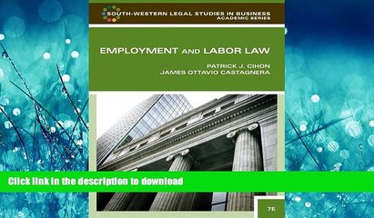 FAVORIT BOOK Employment and Labor Law (South-Western Legal Studies in Business Academic) READ NOW