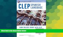 Big Deals  CLEPÂ® Spanish Language Book   Online (CLEP Test Preparation) (English and Spanish