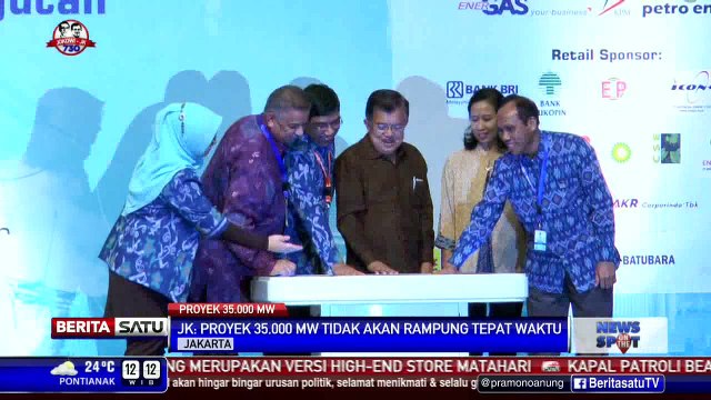 JK: Proyek 35 Ribu MW Tidak Bisa Rampung Tepat Waktu