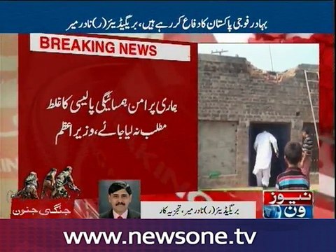 Brigadier (R) Nadir Mir talks to NewsONE over unprovoked firing LOC