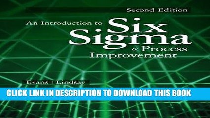 [PDF] An Introduction to Six Sigma and Process Improvement Full Online