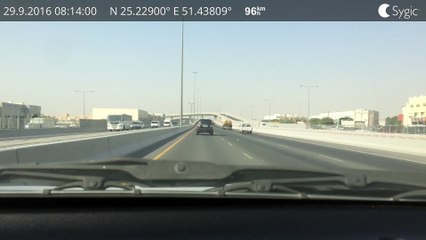 Potential road accident - Unsafe Driving in an expressway of 120kph speed limit