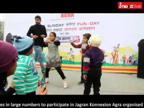 In Jagran Konnexion Agra, people enjoyed their Sunday as fun day