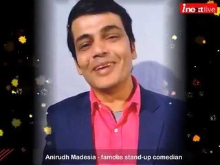 Famous comedian Anirudh Madesia wishes inextlive on 3rd anniversary