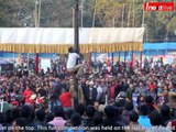 Greased pole challenge for jawans at fun fair in Ranchi