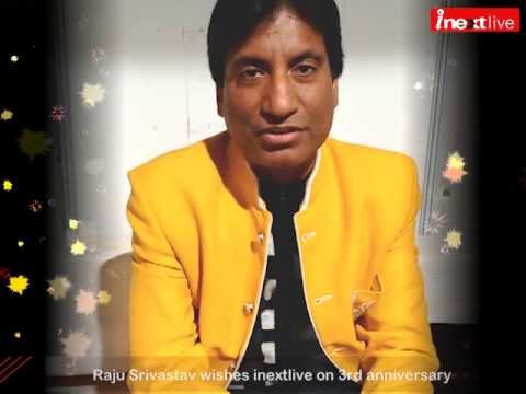 Raju Srivastav wishes inextlive on 3rd anniversary