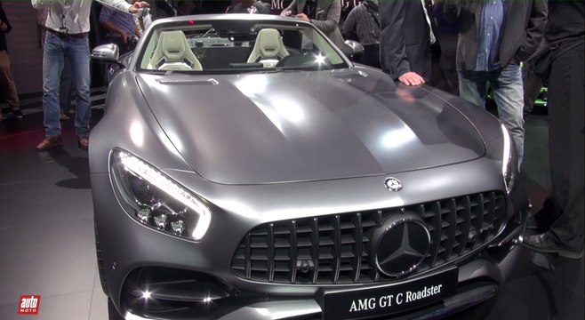 Mercedes AMG GT C Roaster [MONDIAL AUTO 2016] : toutes les infos depuis la présentation Mercedes