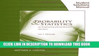 [PDF] Student Solutions Manual for Devore s Probability and Statistics for Engineering and