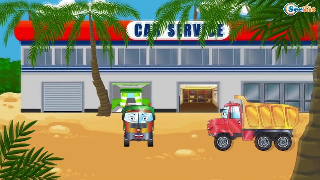 La Patrouille - Voiture de police, Camion de pompiers et Voiture de course. Dessins animé voiture