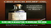 New Book CBD-Rich Hemp Oil: Cannabis Medicine is Back