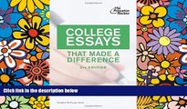 Big Deals  College Essays That Made a Difference, 5th Edition (College Admissions Guides)  Free
