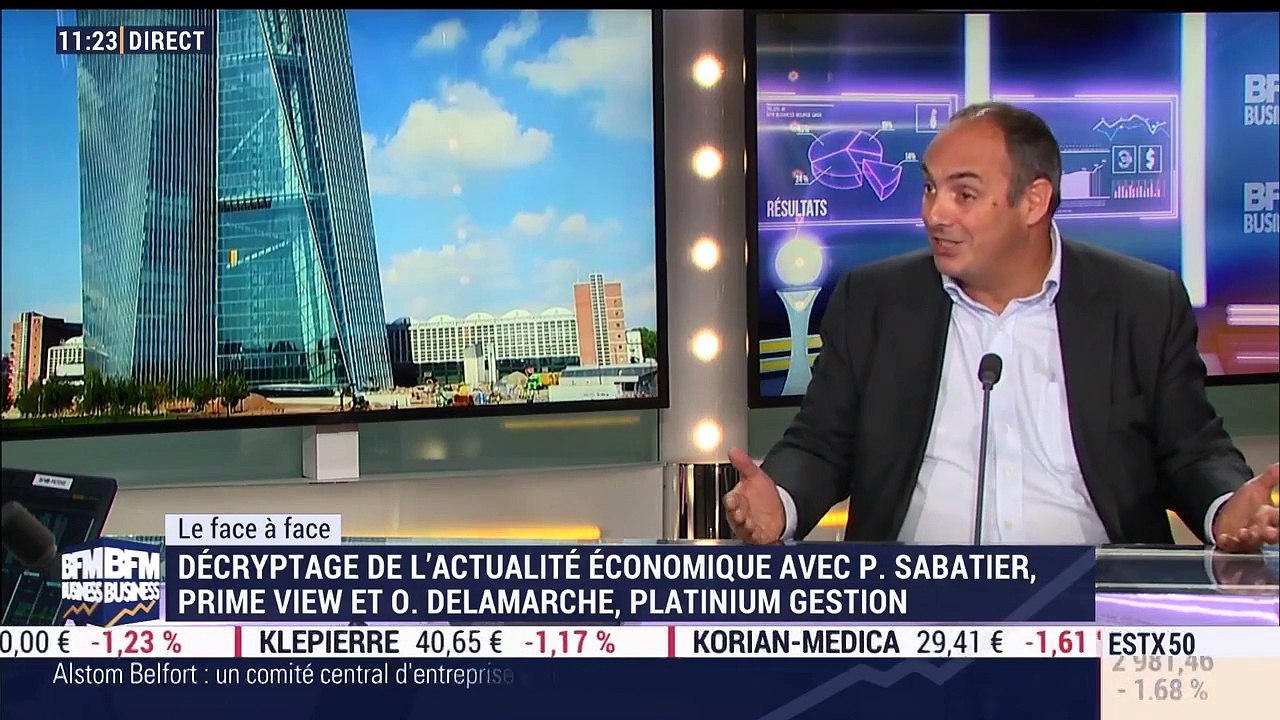 La minute de Delamarche  - 'Aujourd'hui la banque centrale ne fait rien et n'a jamais rien fait' 29.09.2016