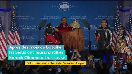 Les Sioux reçoivent le soutien de Barack Obama dans leur combat contre le pipeline Dakota Express