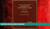 READ PDF Cases and Materials on American Property Law (American Casebooks) READ PDF FILE ONLINE