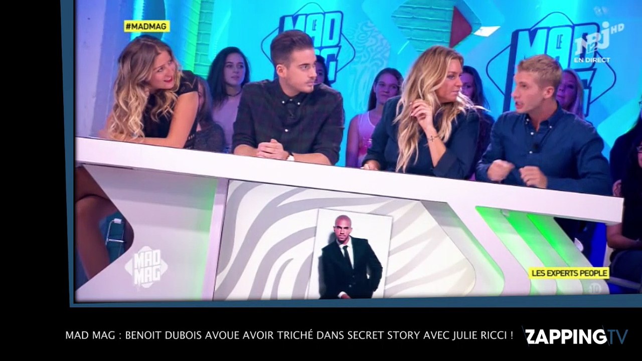 Mad Mag : Benoit Dubois avoue avoir triché dans Secret Story avec Julie Ricci !